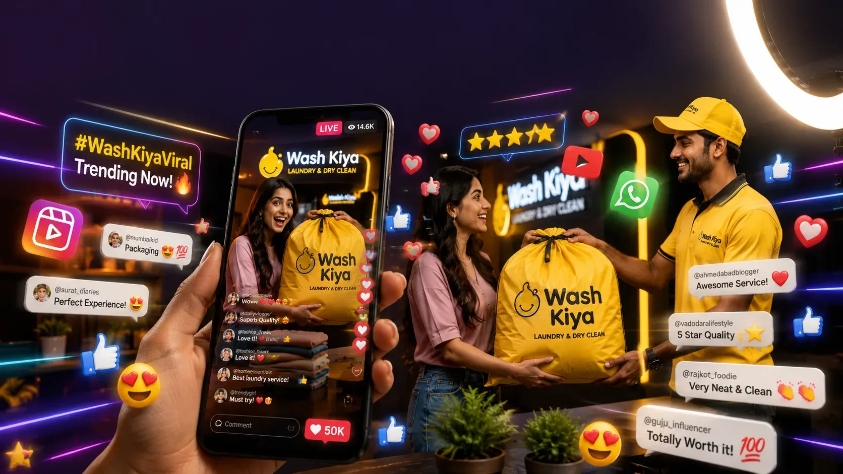 Most Viral Laundry Franchise in India - Wash Kiya